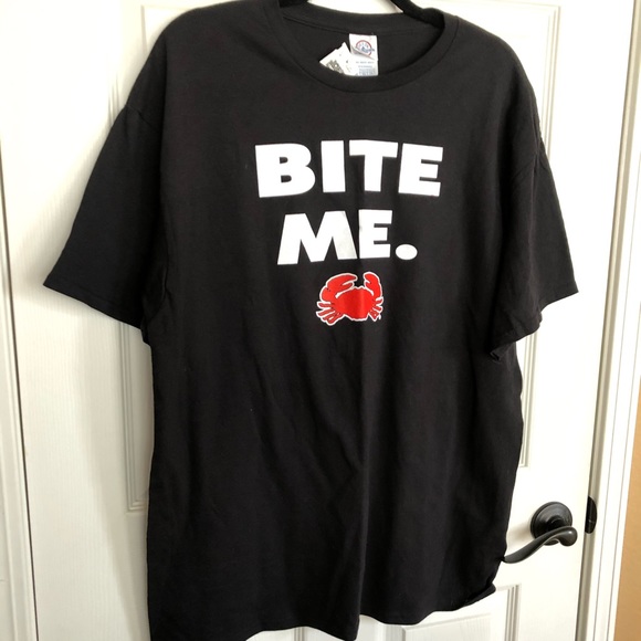 Joe’s Crab Shack Other - Joe’s Crab Shack Black BITE ME XL T-shirt